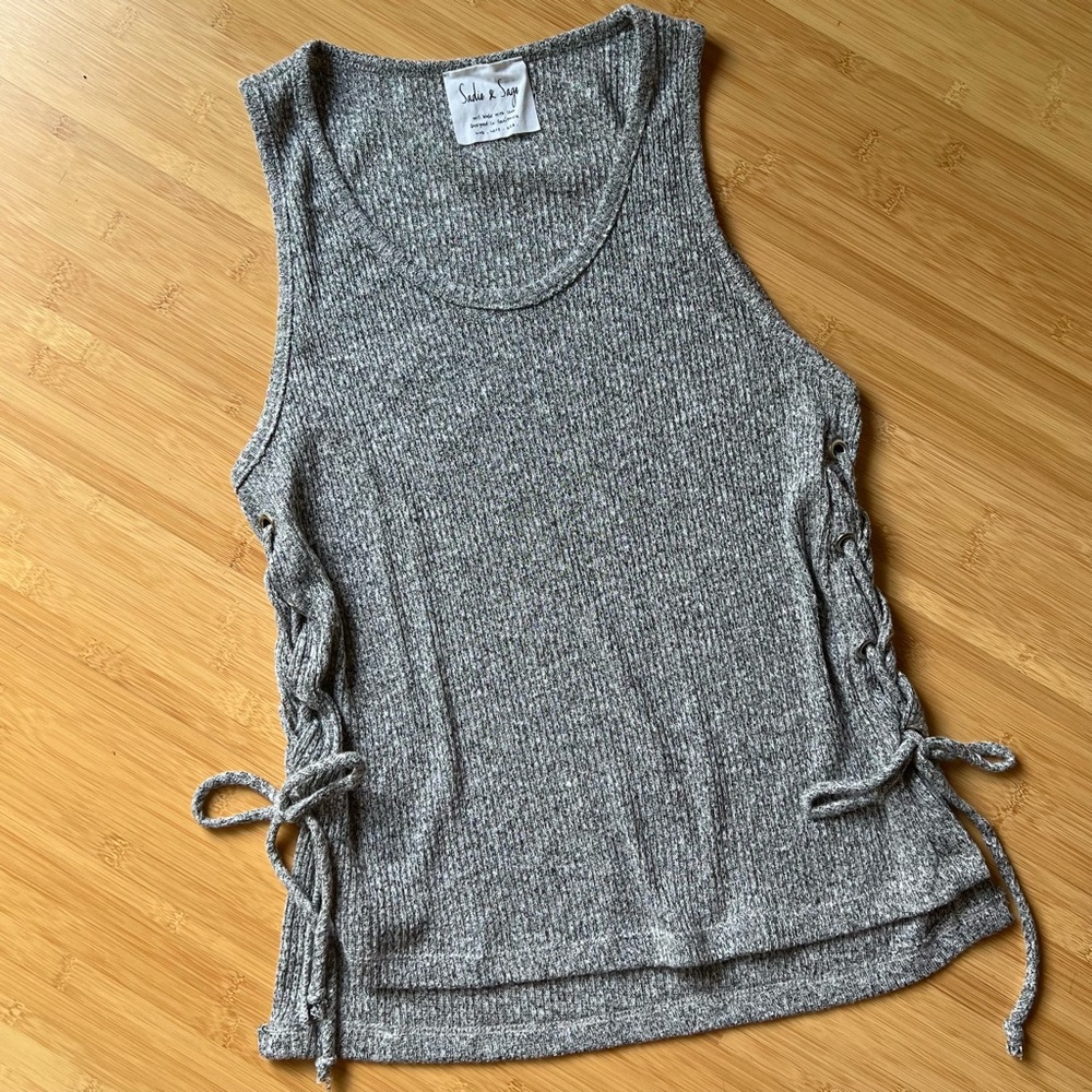 Sadie & Sage knit tank - S